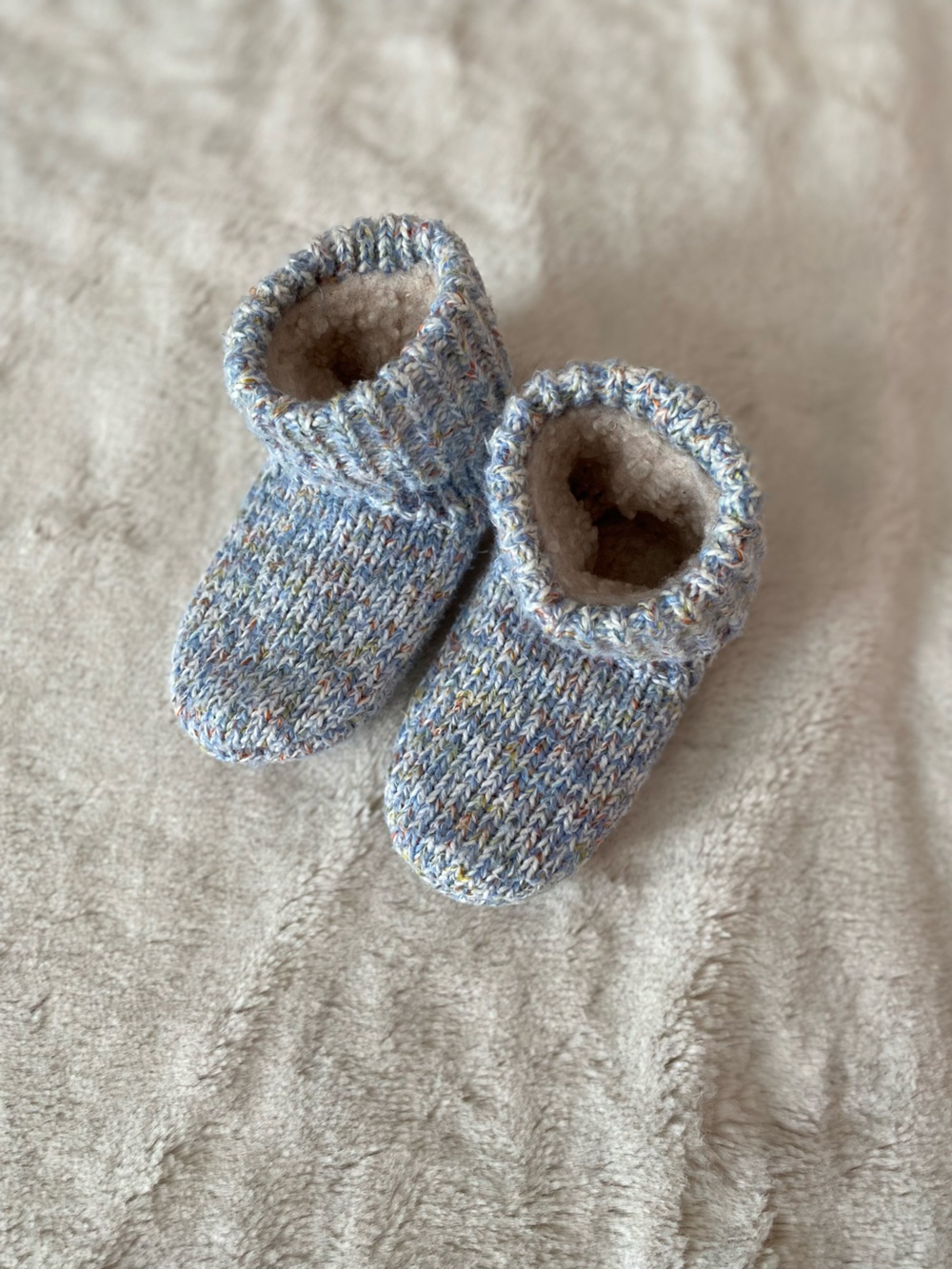 Bombas toddler gripper Sherpa lined slipper bootie